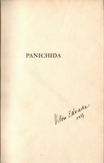 Panichida. - Závada, Vilém