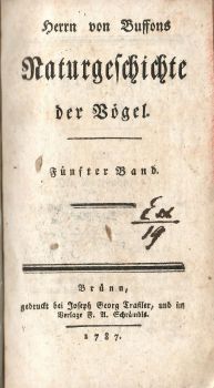 Naturgeschichte der Vögel. V. Theil.