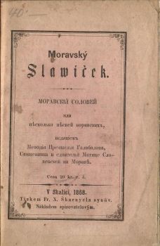 Moravský slavíček. Moravskij solověj ...