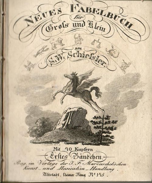 Neues Fabelbuch für Gross und Klein. Erstes Bändchen (komplet, další svazky nevyšly).