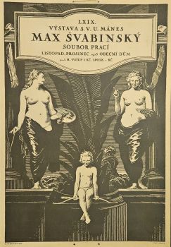 Plakát pro výstavu M. Švabinského