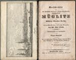 Geschichte der dem Herrschaft Mürauer Schutze unterstehenden Munizipalstadt MÜGLITZ in Mähren, Ollmützer Kreises, von ihrem Entstehen bis zum Brande den 21. Mai 1841. - Syručžek, Eugen