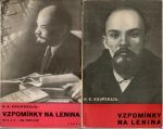 Vzpomínky na Lenina. - Krupskaja, Naděžda Konstantinovna