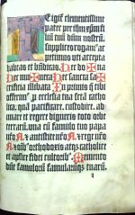 Missale Misnense. - QVanq[uam] Missalia S[ecundu]m Rubricam Misnensiu[m] prioribus temporibus bene sufficienter emendata: ac ad anguem correcta terg[ue] impressa dignoscant[ur]. Atta=men graciosus at reuer[m]edus in Christo pater ac d[omi]n[u]s Dominus Johanes de Salhusen Misnensis diocesis diuina gracia Episcop[us] ....... - Johann von Saulhausen (Johannes de Sallhusen)