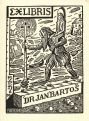 Ex libris Dr. Jan Bartoš - Konůpek, Jan