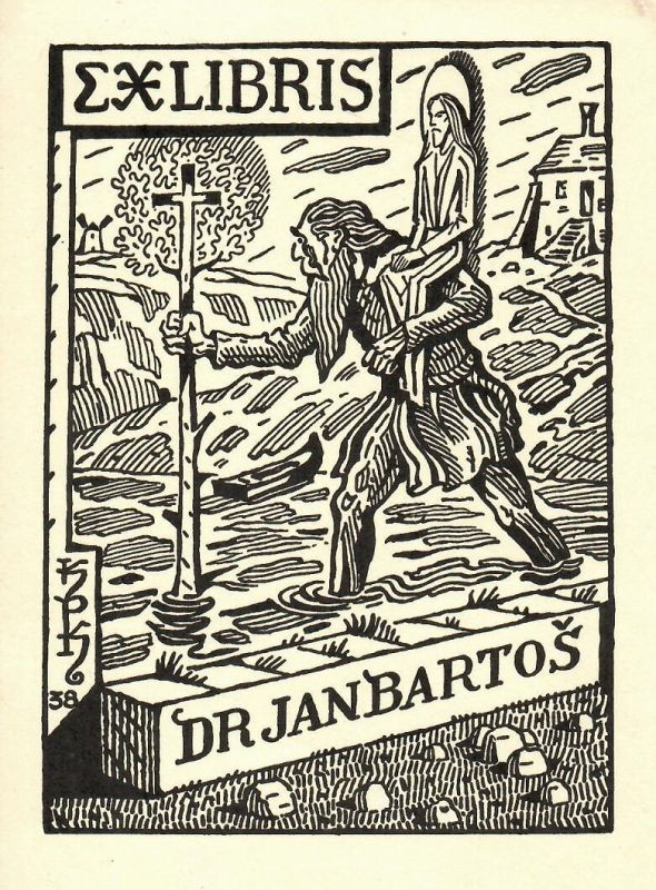 Ex libris Dr. Jan Bartoš