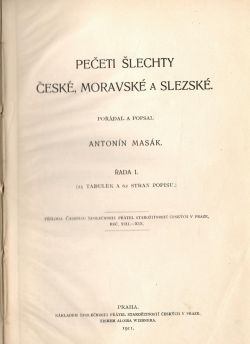 Pečeti šlechty české, moravské a slezské. Řada I.