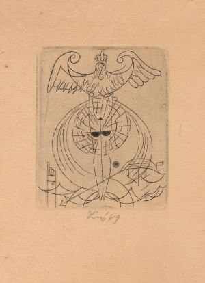 Frontispice k Farguovým Vzpomínkám fantomu - Tichý, František