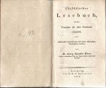 Chaldäisches Lesebuch, aus den Targumin des alten Testaments ausgewählt mit erläuternden Anmerkungen und einem vollständigen Wortregister versehen. - Winer, Georg Benedict Dr.