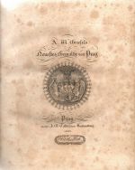 Neustes Gemälde von Prag. - Griesel, A. W.