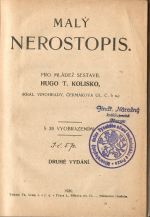 Malý nerostopis. - Kolisko, Hugo T.