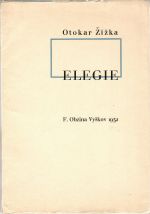 Elegie. - Žižka, Otokar