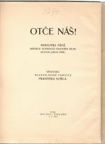 Slovo k Otčenáši Františka Bílka. - Deml, Jakub