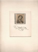 Reprodukce fotografie s Ondříčkovým podpisem - 