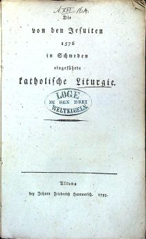 Die von den Jesuiten 1576 in Schweden eingeführte katholische Liturgie.