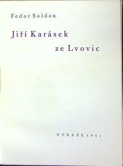 Jiří Karásek ze Lvovic.