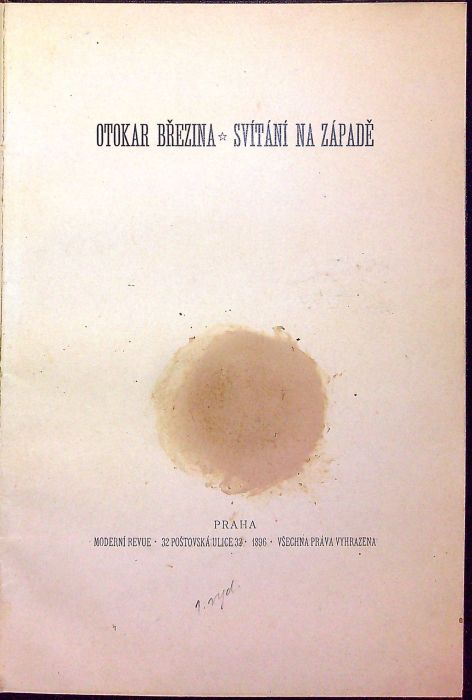 Svítání na zapádě.