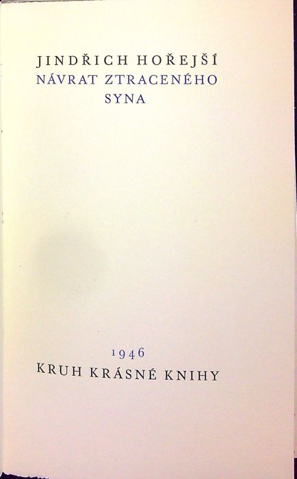 Návrat ztraceného syna.