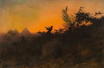 Morgengebet, Pyramiden