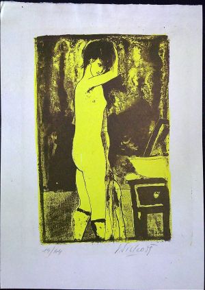 Stojící mladá žena - Sivko, Václav