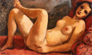 Ležící akt - Eberl, František Zdeněk