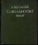 Kalendář česko-židovský 1916-17. (Ročník XXXVI.) - 
