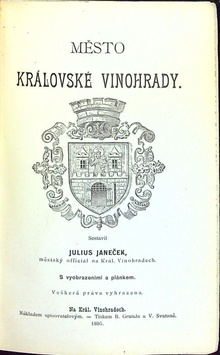 Město Královské Vinohrady.