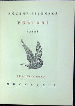 Poslání. - Jesenská, Růžena
