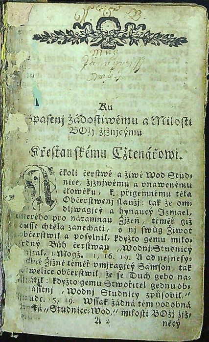 Duchownj žiwota studnice.