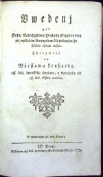 Vwedenj gak sskolnj Katechystowé Postylly Scypionowy při wykládánj Ewangelium dlé předepsaného spůsobu vžjwati mohau. - Lenhard, Václav