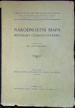 Národnostní mapa Republiky československé. Podrobný popis národnostních hranic, ostrovů a menšin. - Boháč, Antonín Dr.