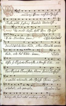 Liber Passionum. (Česky psaný kancionál)