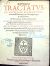 DIVERSI TRACTATVS DE POTESTATE ECCLESIASTICA  coercendi Daemones circa Energumenos & maleficiatos, De Potentia ac viribus Daemonum. DE MODO PROCEDENDI ADVERSVS CRIMINA excepta; praecipue contra Sagas & maleficos, Atque de medijs ad hoc & illos iuuandos idoncis. EX DIVERSIS JISQVE CELEBERRImis huius qui scriptoribus, tum Theologis, tum  JCtis desumpti, in quibus varia, iucunda, scituq[ue], digna in usum utrisque fori docte et accurate[m] disputantur. - [de la Torre, Raphael]