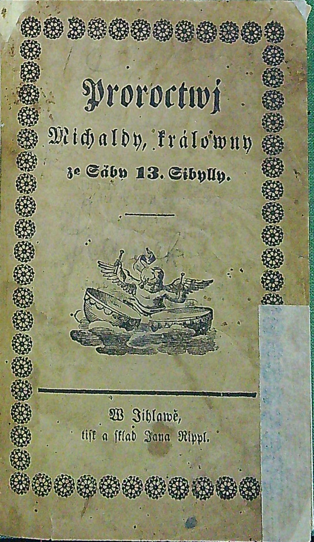 Proroctwj Michaldy, královny ze Sáby 13. Sibylly.