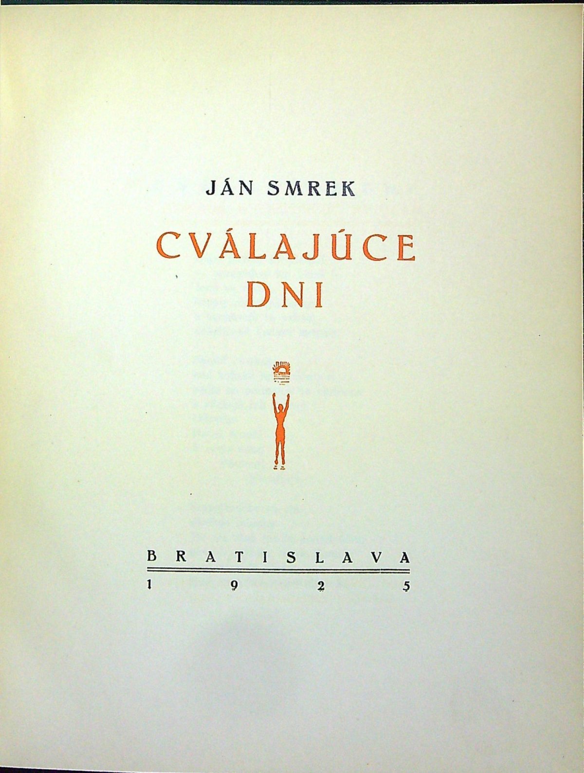Cválajúce dni.