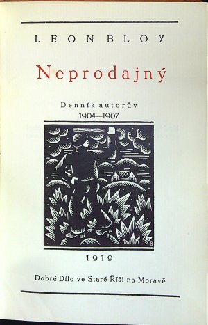 Neprodajný. Denník autorův 1904-1907.