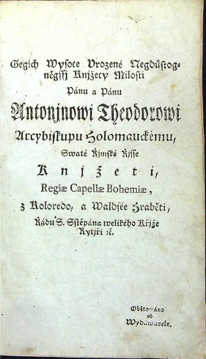 Pjsmo Swaté Nowého Zákona pro lid obecný wyswětlené od kněze Frantisska Polásska. Rozdělenj prwnj.