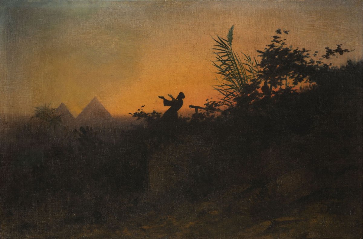 Morgengebet, Pyramiden